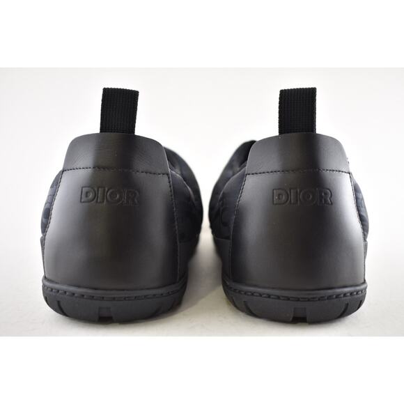 Dior Mens Snow Slipper Navy Blue Oblique Black Flat Slip On Loafer Sneaker 44 11 - Picture 15 of 16